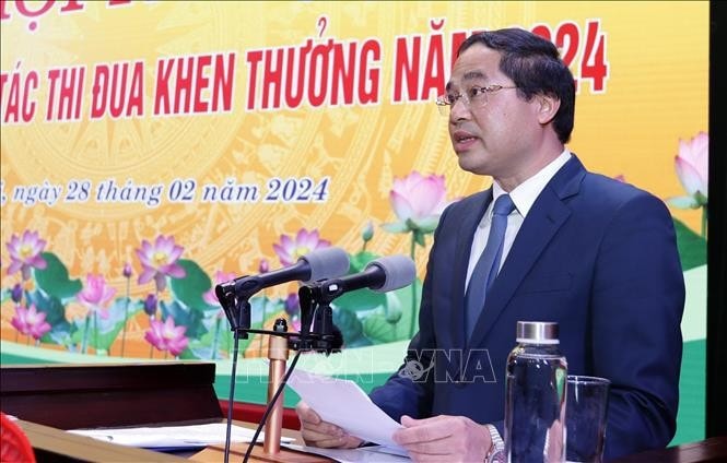 Tân Bí thư Tỉnh ủy Lào Cai Trịnh Xuân Trường. Ảnh: TTXVN
