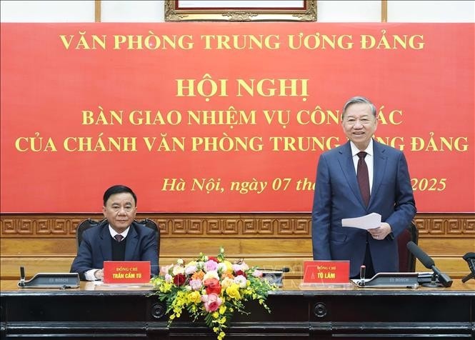 Tổng Bí thư Tô Lâm phát biểu. Ảnh: Thống Nhất/TTXVN