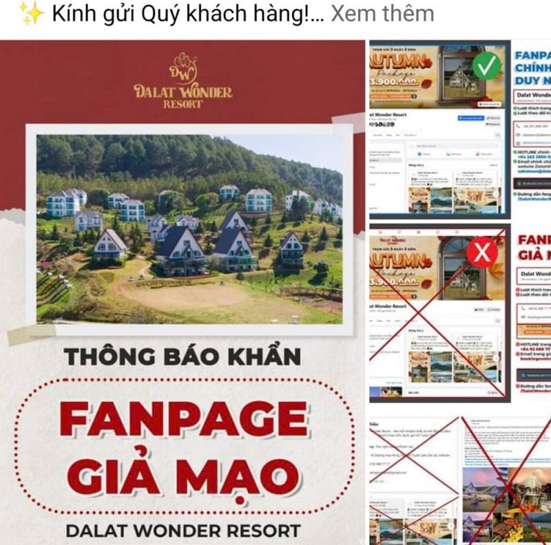 Các đối tượng giả mạo thông tin về những khách sạn lớn để lừa đảo chiếm đoạt tài sản. Ảnh: Cơ quan Công an cung cấp