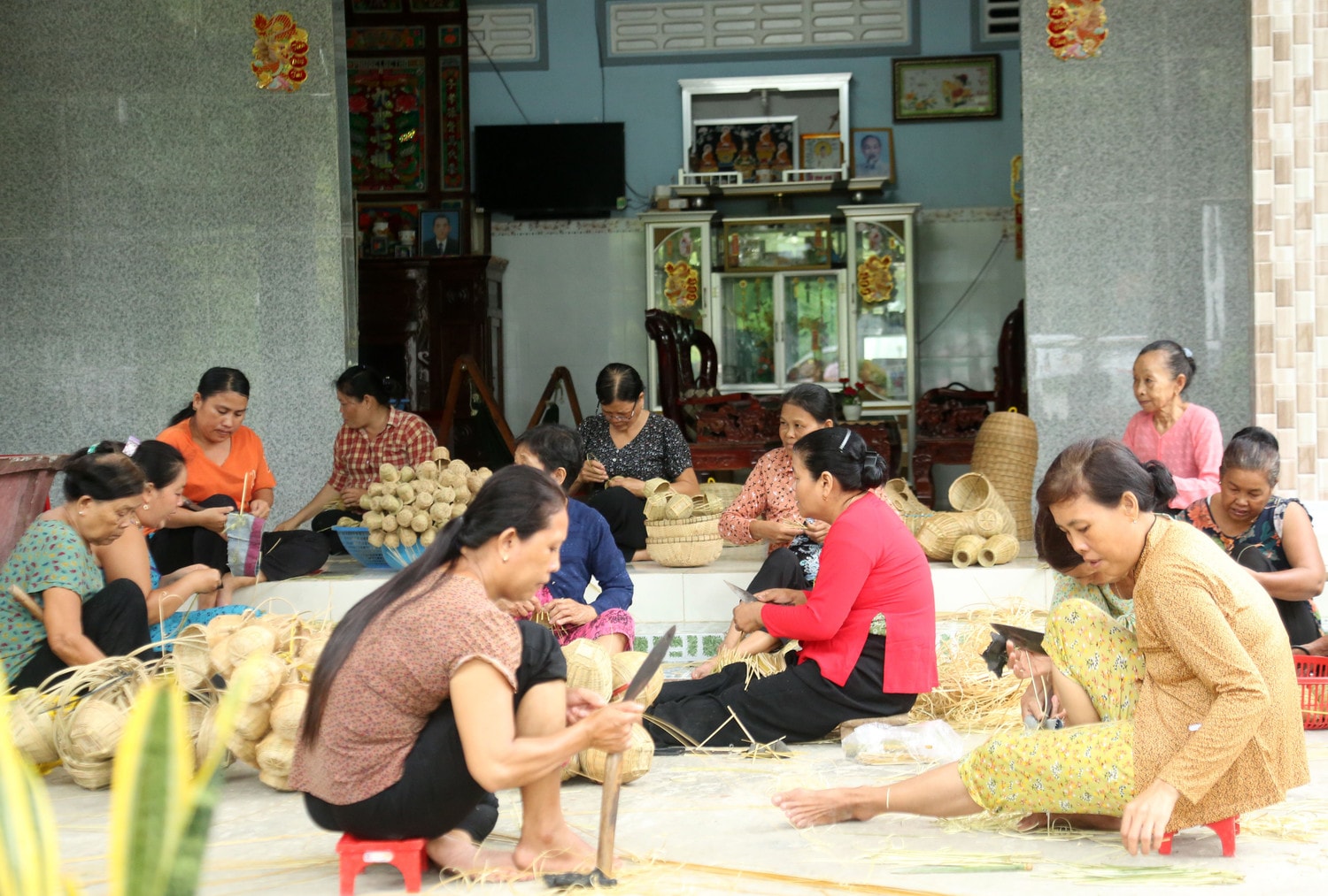 Nguồn vốn tín dụng chính sách giúp cho người khó khăn ở Trà Vinh có việc làm và tăng thu nhập. Ảnh: Đức Kiên