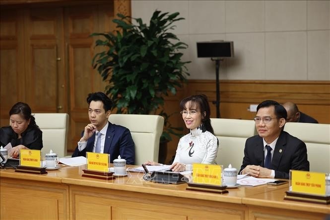 Đại diện các ngân hàng thương mại tham dự hội nghị. Ảnh: Dương Giang/TTXVN