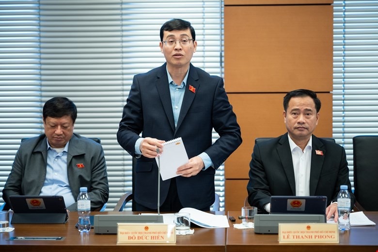 ĐBQH Đỗ Đức Hiển (TP. Hồ Chí Minh) phát biểu