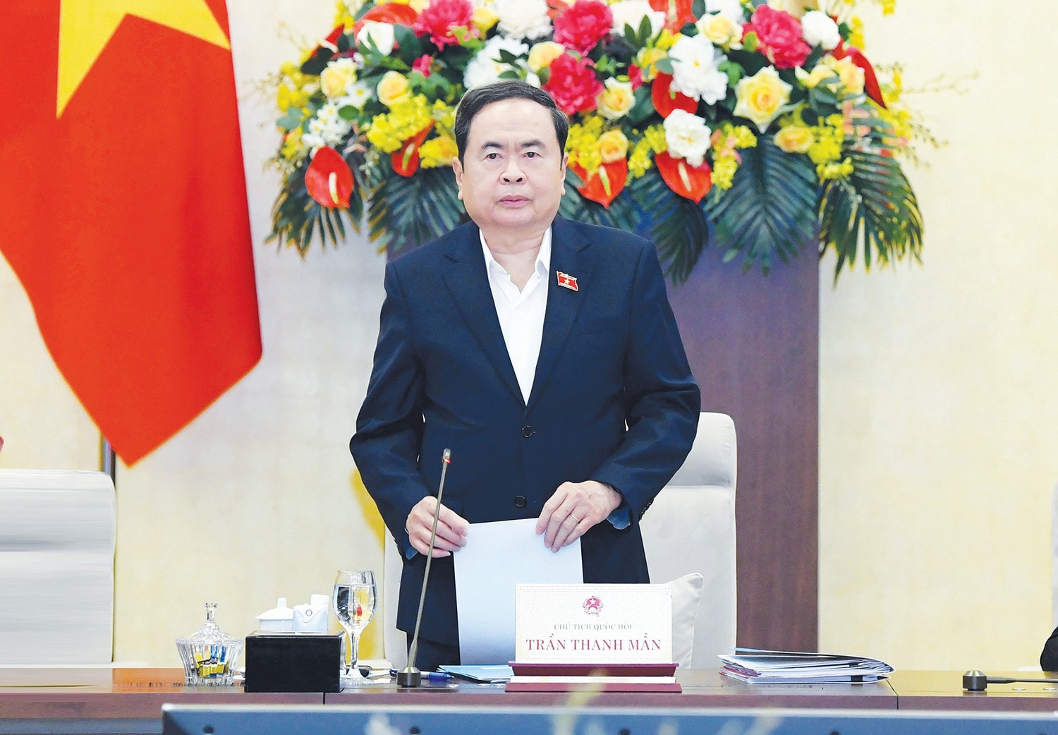 Chủ tịch Quốc hội Trần Thanh Mẫn phát biểu khai mạc Phiên họp thứ 41