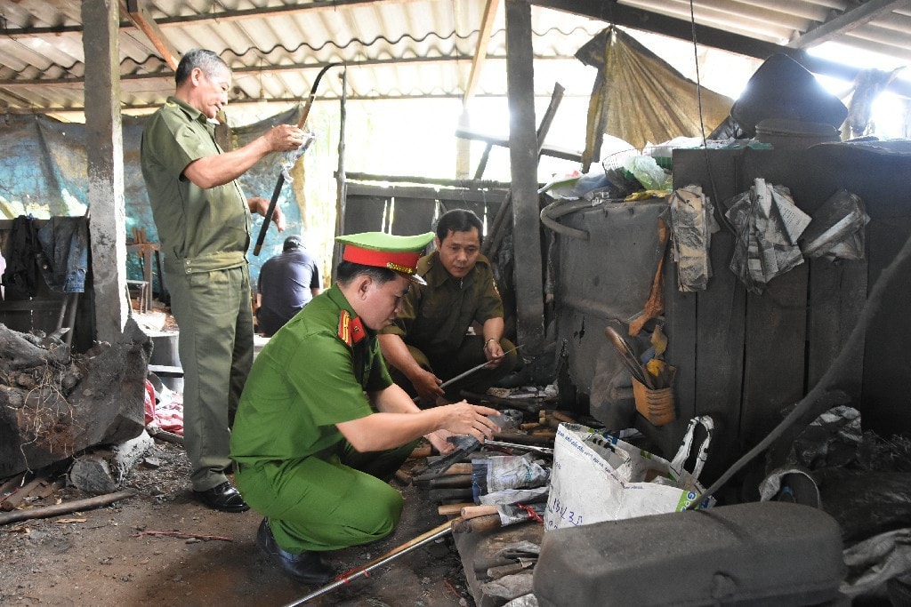 Công an xã tuyên truyền, phát động phong trào toàn dân bảo vệ An ninh Tổ quốc