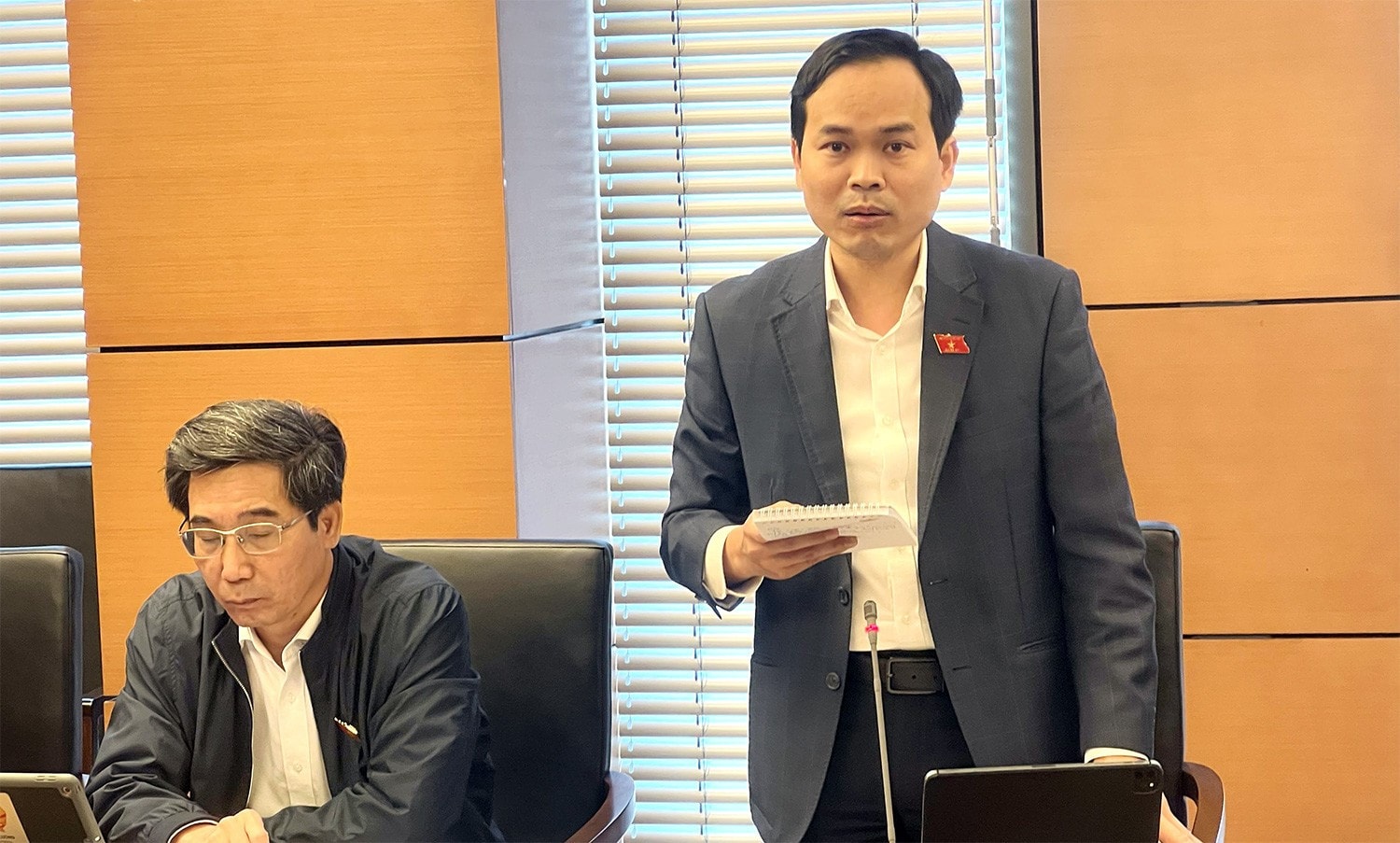 Đại biểu Quốc hội Nguyễn Duy Minh (Đà Nẵng) phát biểu