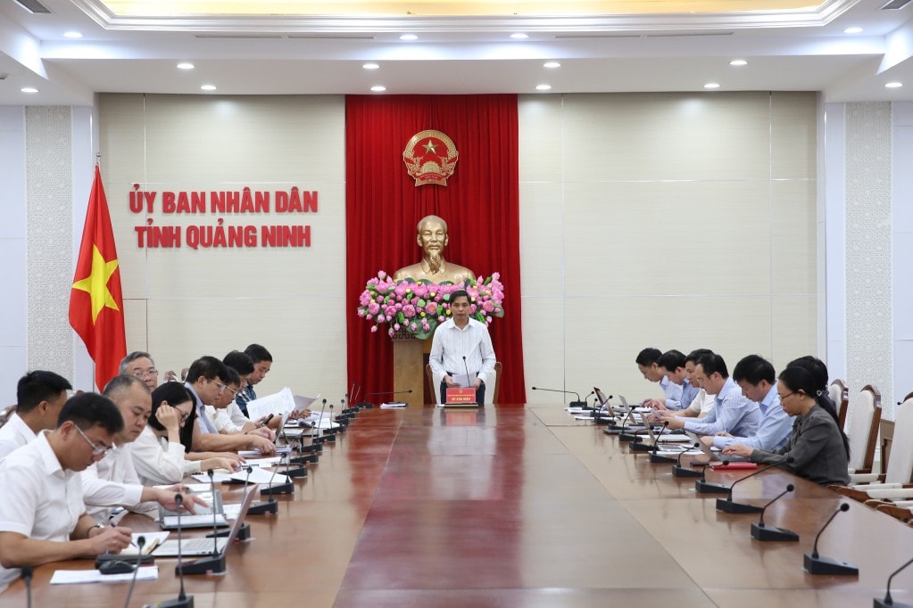 UBND tỉnh Quảng Ninh cho ý kiến về kết quả giải quyết kiến nghị của cử tri gửi đến kỳ họp thường lệ giữa năm 2024 và các kỳ họp trước đó của HĐND tỉnh. Ảnh: Minh Đức