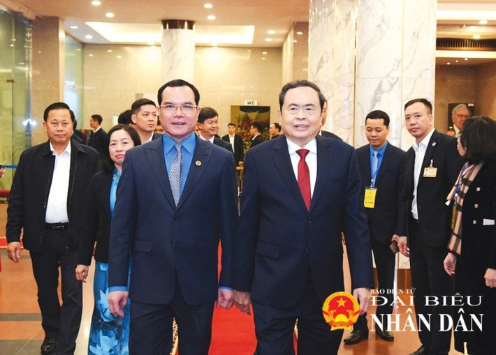 NA Chairman Tran Thanh Man attented to the conference. Photo: Lam Hien 16225ctqh-tranthanhman.jpg