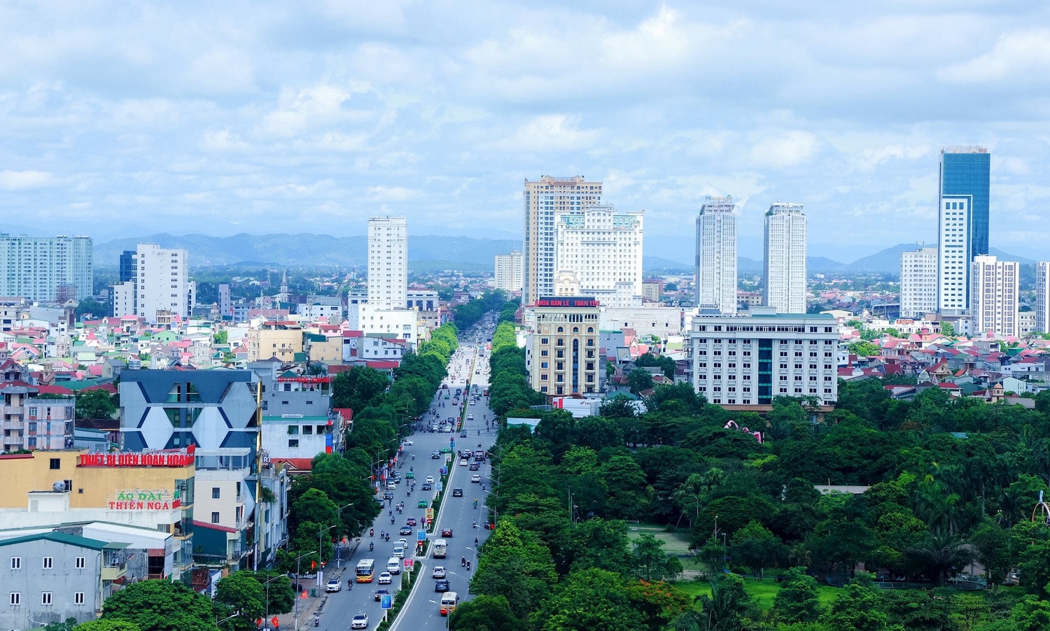 Một góc thành phố Vinh hôm nay.