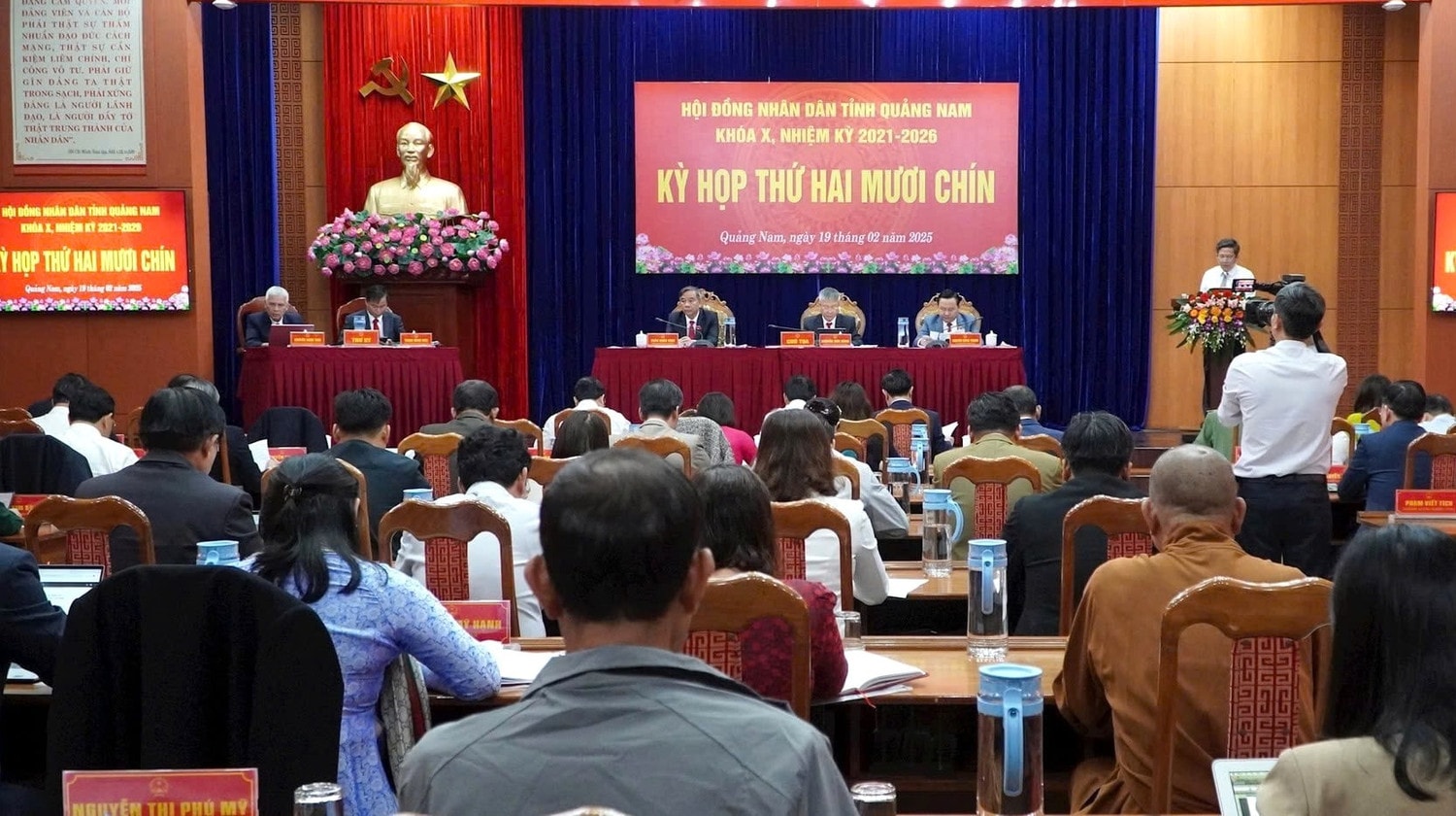 Kỳ họp thứ 29 của HĐND tỉnh Quảng Nam thông qua 6 Nghị quyết quan trọng liên quan đến việc sắp xếp, tinh gọn bộ máy