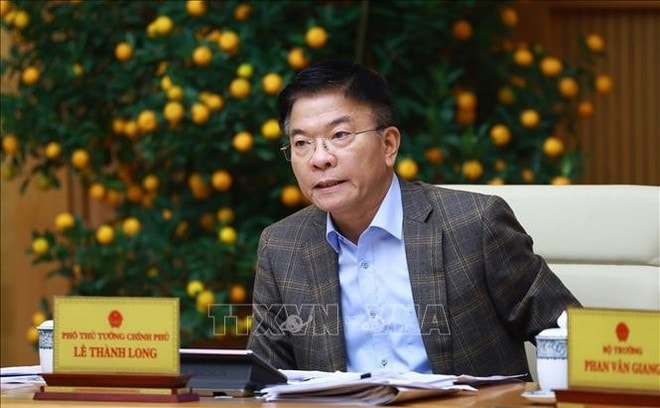 Deputy Prime Minister Le Thanh Long chairs the session. (Photo: VNA) Deputy Prime Minister Le Thanh Long chairs the session. (Photo: VNA)