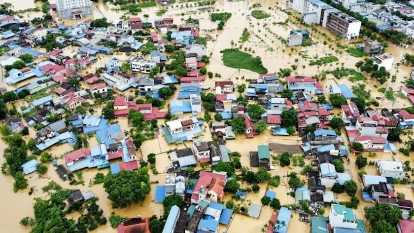 Bão Yagi năm 2024 gây thiệt hại nghiêm trọng cho các nước ASEAN. Ảnh: Iran Press