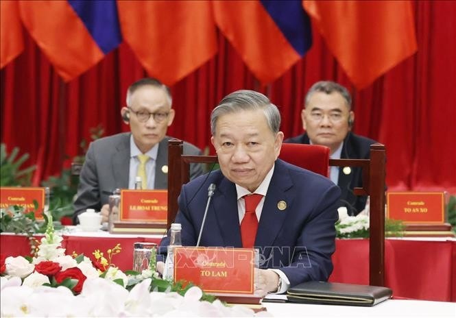 Tổng Bí thư Tô Lâm phát biểu. Ảnh: Thống Nhất/TTXVN