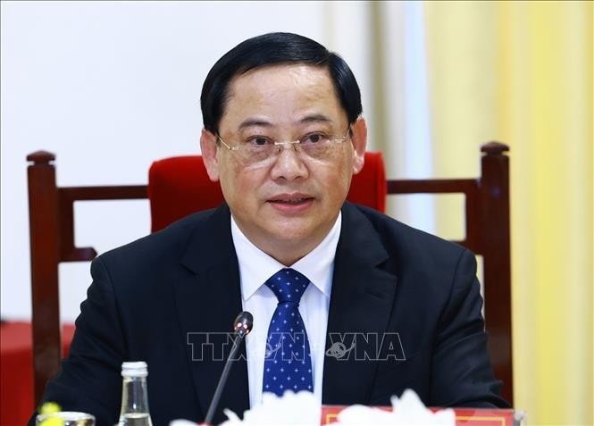 Thủ tướng Chính phủ Lào Sonexay Siphandone phát biểu. Ảnh: Dương Giang/TTXVN