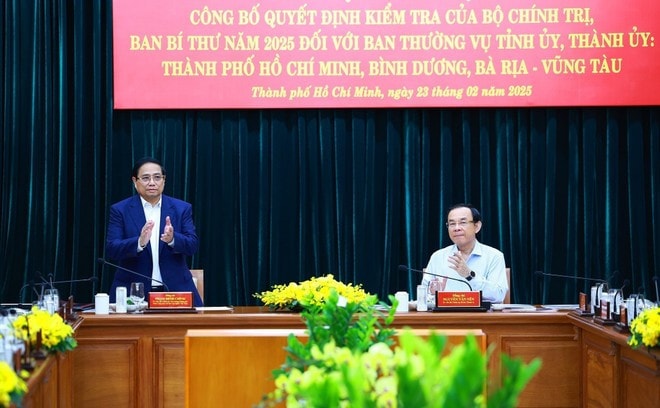 Prime Minister Pham Minh Chinh requests members of the inspection delegation to uphold the spirit of self-discipline, self-criticism, and criticism, and democracy and strictly adhering to the principles of the Party, the Constitution, and the law. (Photo: VNA) Prime Minister Pham Minh Chinh requests members of the inspection delegation to uphold the spirit of self-discipline, self-criticism, and criticism, and democracy and strictly adhering to the principles of the Party, the Constitution, and the law. (Photo: VNA)