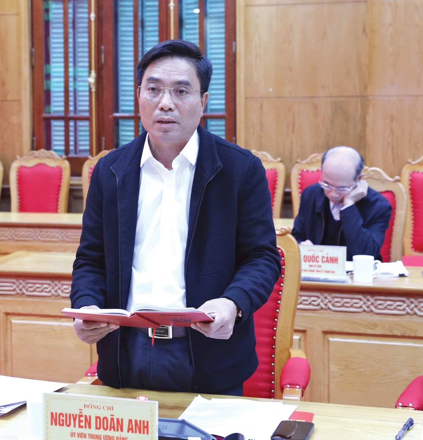 Bí thư Tỉnh ủy Thanh Hóa Nguyễn Doãn Anh phát biểu
