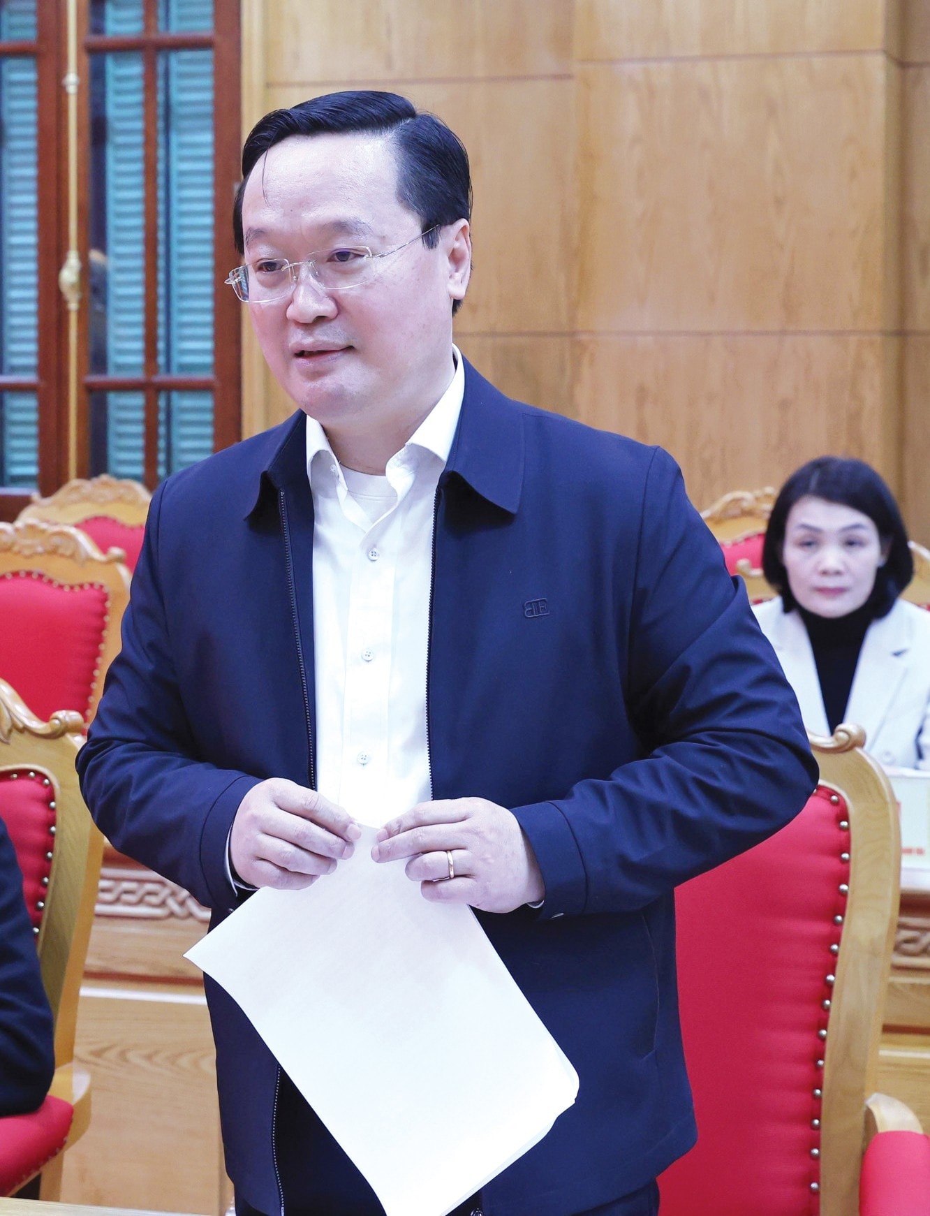 Bí thư Tỉnh ủy Nghệ An Nguyễn Đức Trung phát biểu