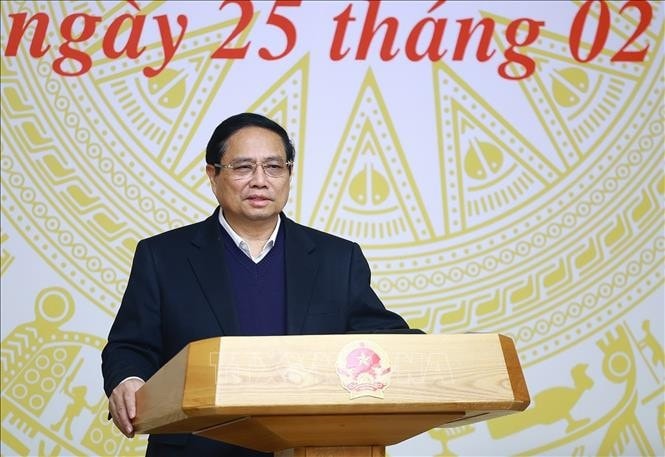 Thủ tướng Phạm Minh Chính chủ trì Phiên họp thứ nhất của Ban Chỉ đạo phòng, chống lãng phí. Ảnh: Dương Giang/TTXVN