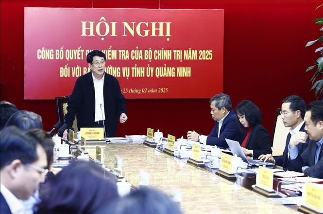 Chủ tịch nước Lương Cường phát biểu chỉ đạo. Ảnh: Lâm Khánh/TTXVN