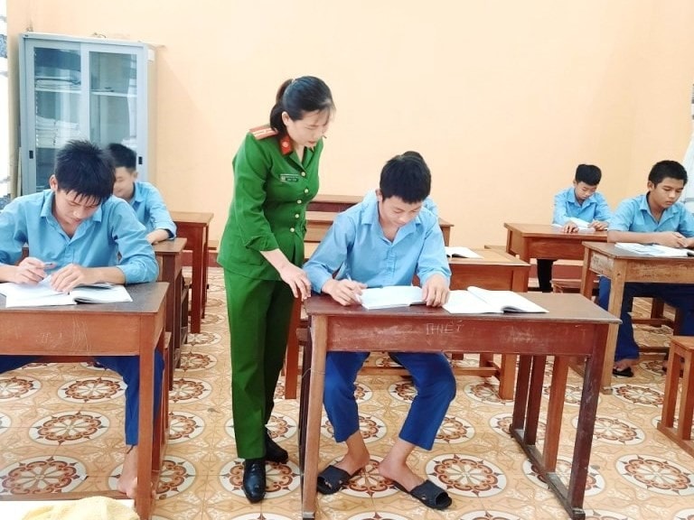 Giáo dục tại trường giáo dưỡng là một trong những biện pháp xử lý chuyển hướng. Nguồn: ITN