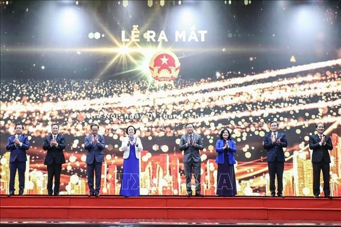 Lễ ra mắt Bộ Nội vụ. Ảnh: TTXVN