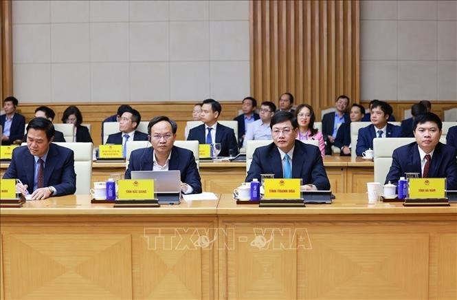 Đại diện các địa phương tham dự tọa đàm với các doanh nghiệp châu Âu. Ảnh: Dương Giang/TTXVN