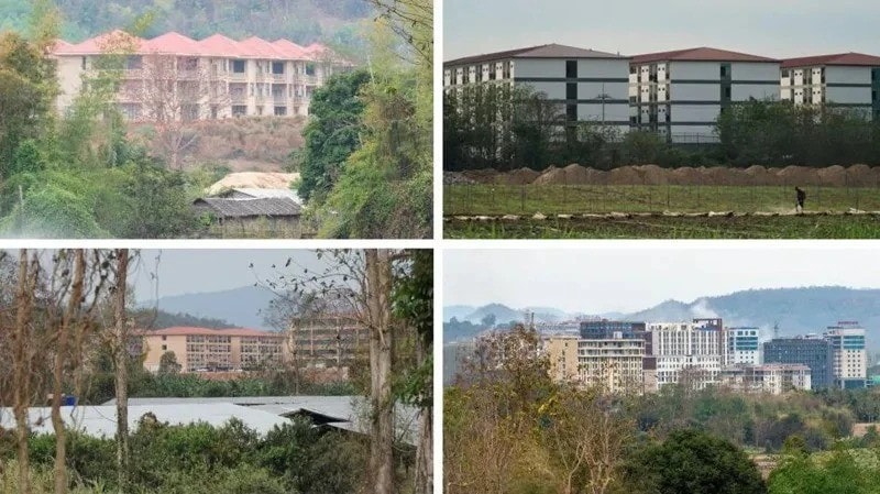 Scam centres in the Thai - Myanmar border area (Photo: BBC) bu.jpg