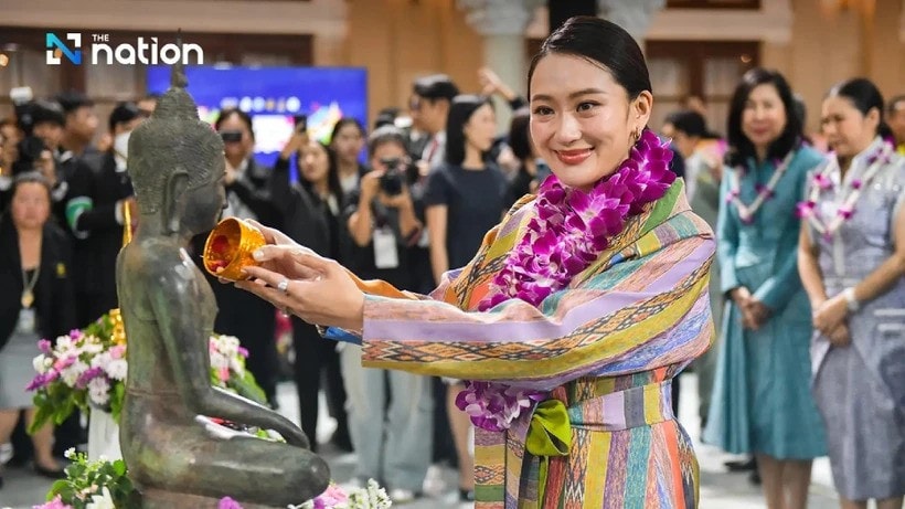 Thai PM Paetongtarn Shinawatra at the launch ceremony (Photo: Nation Thailand) pm.jpg