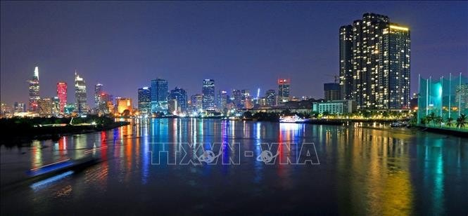 Một góc TP. Hồ Chí Minh năng động, hiện đại. Ảnh minh họa: Ngọc Hà/TTXVN