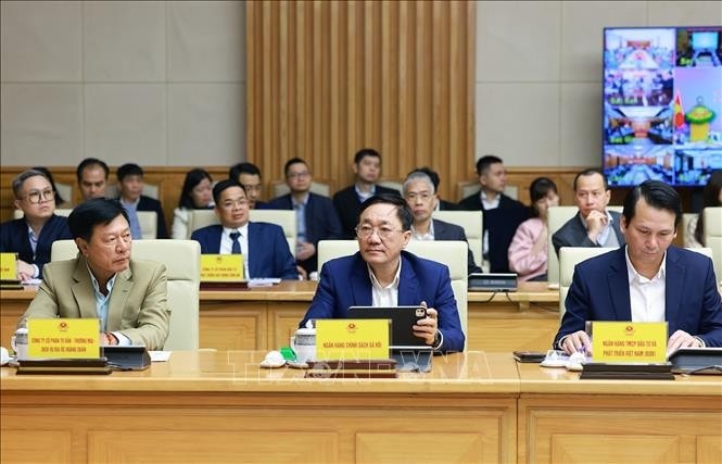 Các đại biểu tham dự hội nghị thúc đẩy phát triển nhà ở xã hội. Ảnh: Dương Giang/TTXVN