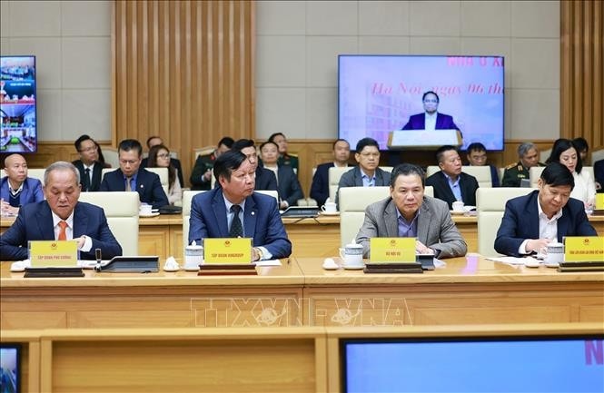 Các đại biểu tham dự hội nghị thúc đẩy phát triển nhà ở xã hội. Ảnh: Dương Giang/TTXVN