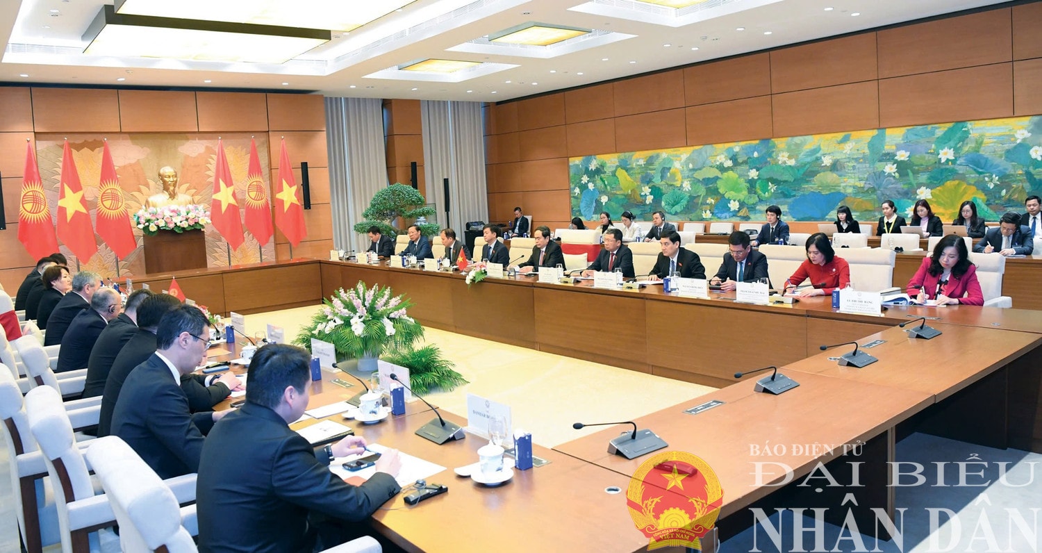 Quang cảnh hội kiến. Ảnh: Lâm Hiển