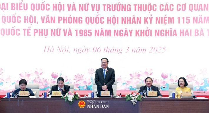 NA Chairman Tran Thanh Man speaks at the event. Photo: Lam Hien ctqh-tran-thanh-man7-7377.jpg
