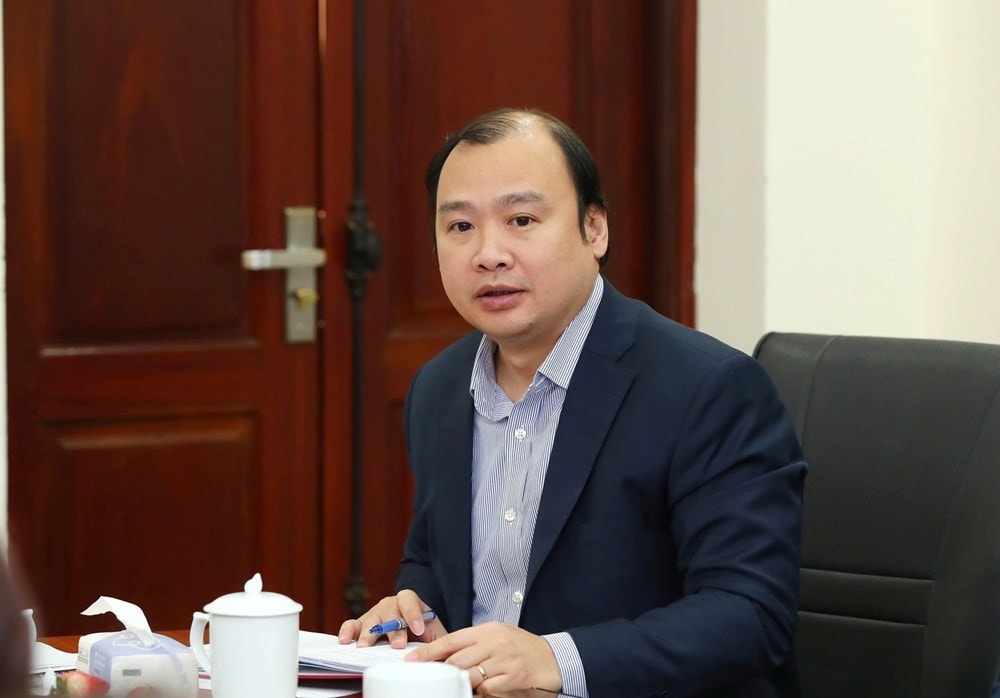 Thứ trưởng Thường trực Lê Hải Bình phát biểu tại buổi làm việc