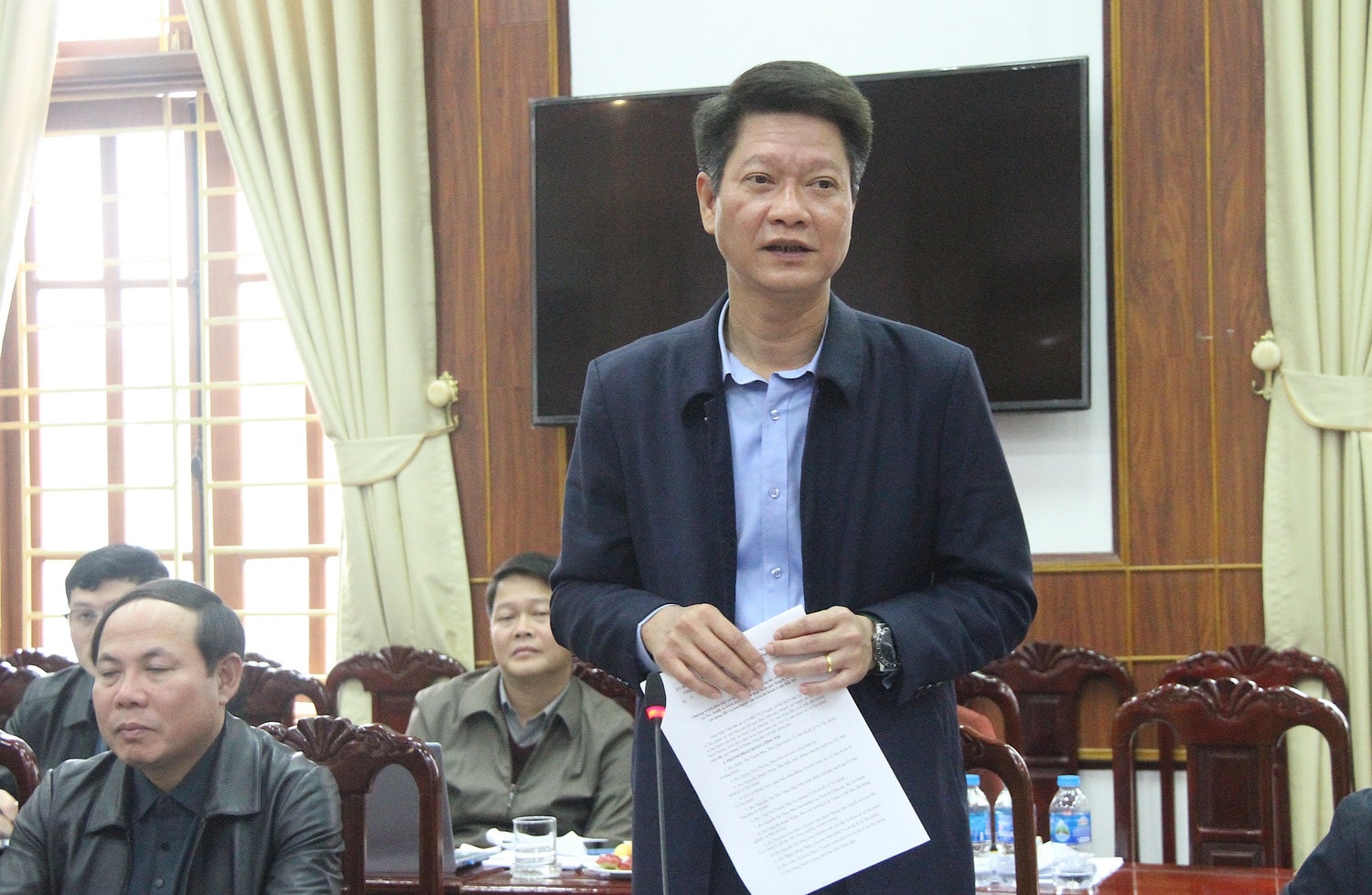 Phó Chủ tịch Thường trực UBND tỉnh Yên Bái Nguyễn Thế Phước phát biểu