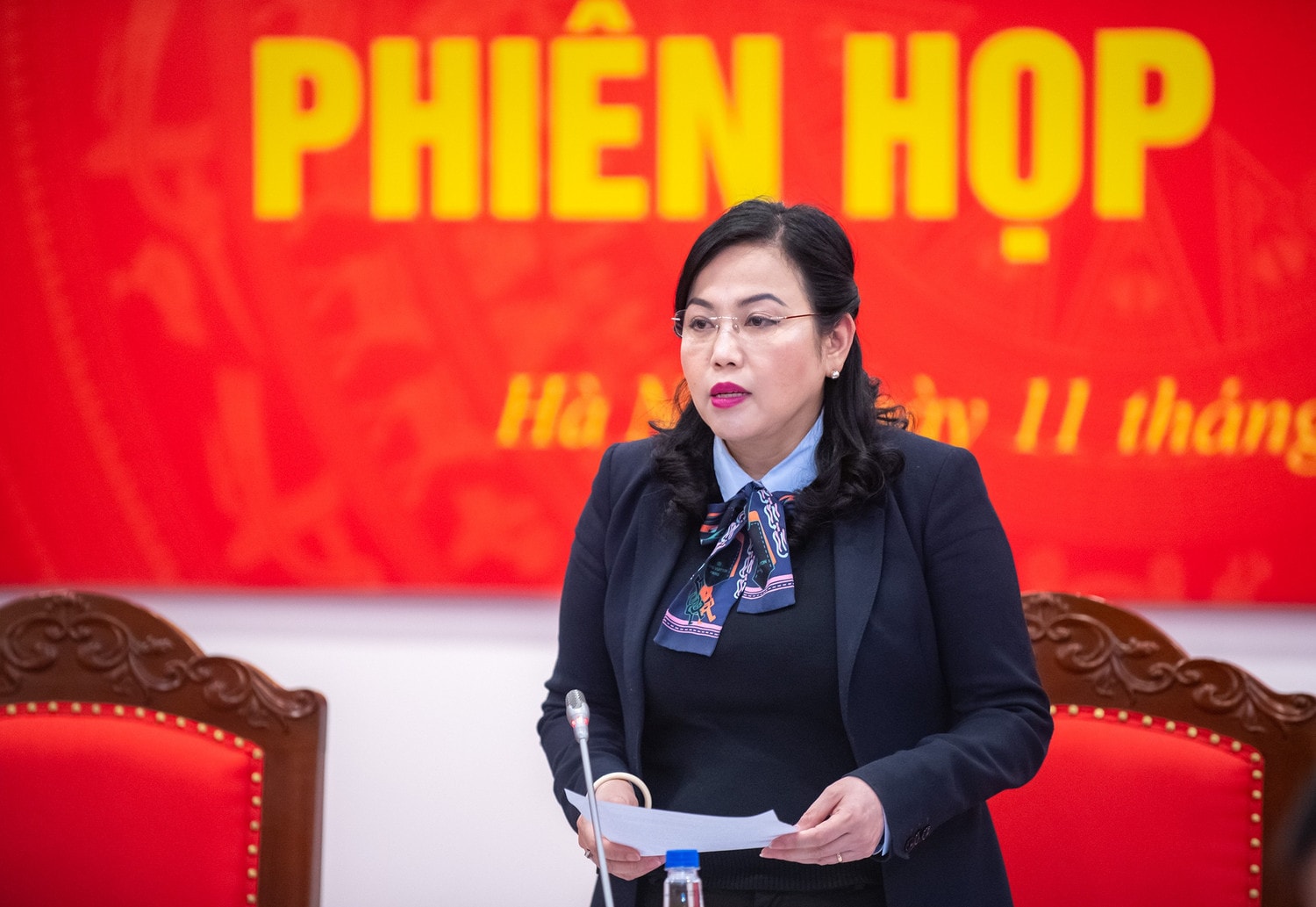 Chủ nhiệm Ủy ban Công tác đại biểu, Phó Trưởng Ban Tổ chức Trung ương Nguyễn Thanh Hải, Phó Trưởng Ban Thường trực Ban Chỉ đạo phát biểu tại phiên họp