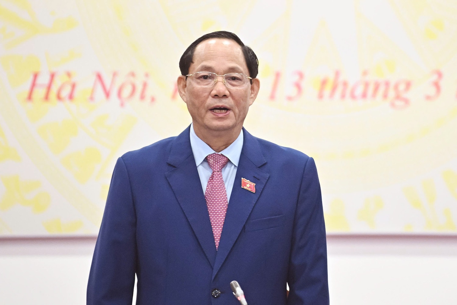 Phó Chủ tịch Quốc hội, Thượng tướng Trần Quang Phương phát biểu tại Lễ công bố