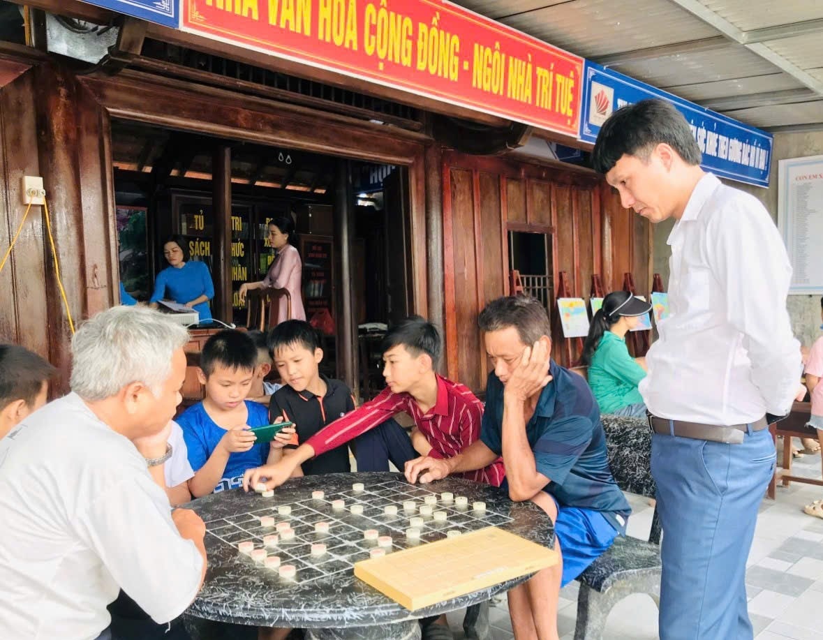 Hoạt động tại các Nhà văn hóa cộng đồng - Ngôi nhà Trí tuệ tổ, bản, xã, thị trấn phục vụ người dân đa dạng lứa tuổi, góp phần xây dựng xã hội học tập tại cơ sở