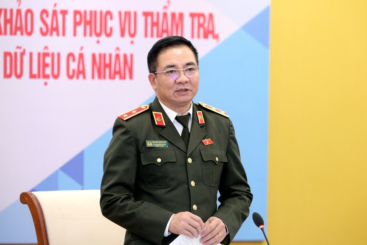 Phó Chủ nhiệm Ủy ban Quốc phòng, An ninh và Đối ngoại Nguyễn Minh Đức phát biểu (1)