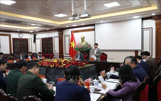 Quang cảnh buổi làm việc. Ảnh: Thanh Tuấn/TTXVN