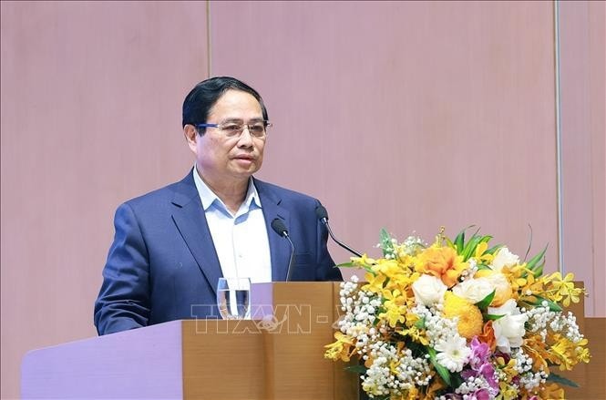 Thủ tướng Phạm Minh Chính khai mạc phiên họp. Ảnh: Dương Giang/TTXVN