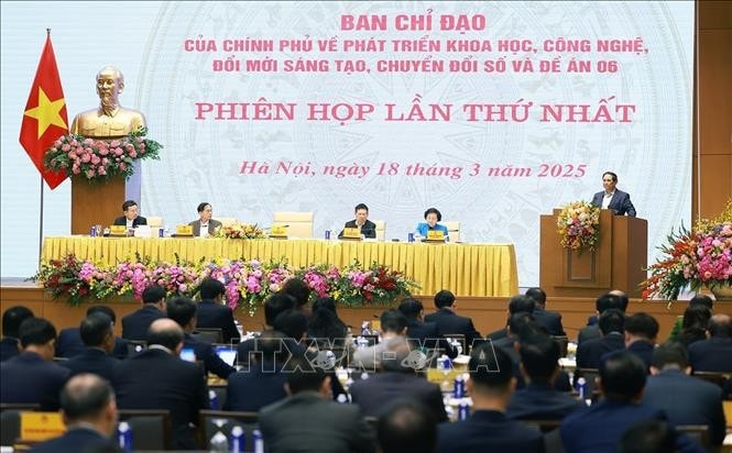 Thủ tướng Phạm Minh Chính khai mạc phiên họp. Ảnh: Dương Giang/TTXVN