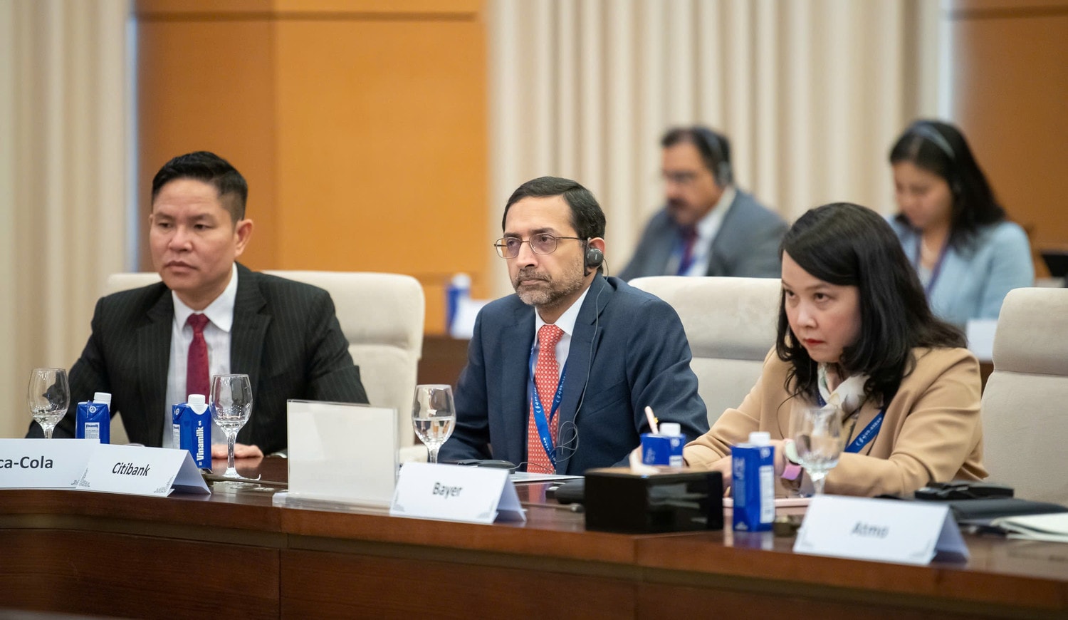 Đại diện các doanh nghiệp cấp cao USABC tham dự cuộc gặp. Ảnh: Nghĩa Đức