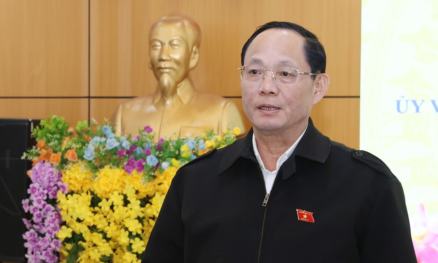 Phó Chủ tịch Quốc hội, Thượng tướng Trần Quang Phương phát biểu
