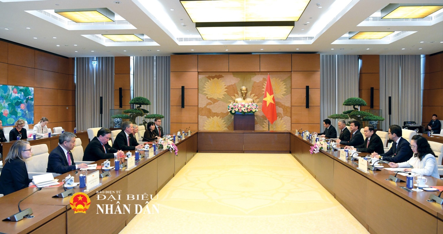 Quang cảnh cuộc tiếp. Ảnh: Lâm Hiển