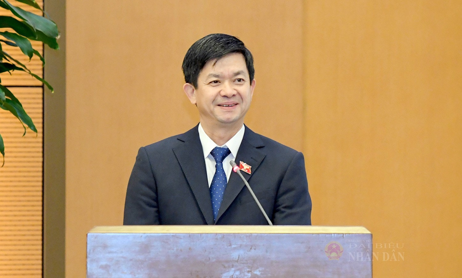 Tổng Thư ký Quốc hội, Chủ nhiệm Văn phòng Quốc hội Lê Quang Tùng phát biểu. Ảnh: Lâm Hiển