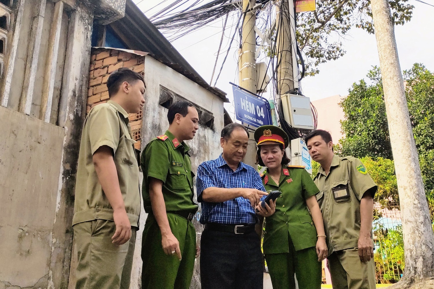 Mô hình Camera đảm bảo an ninh trật tự tại Phường 1, TP. Vũng Tàu. Ảnh: Công an Bà Rịa - Vũng Tàu