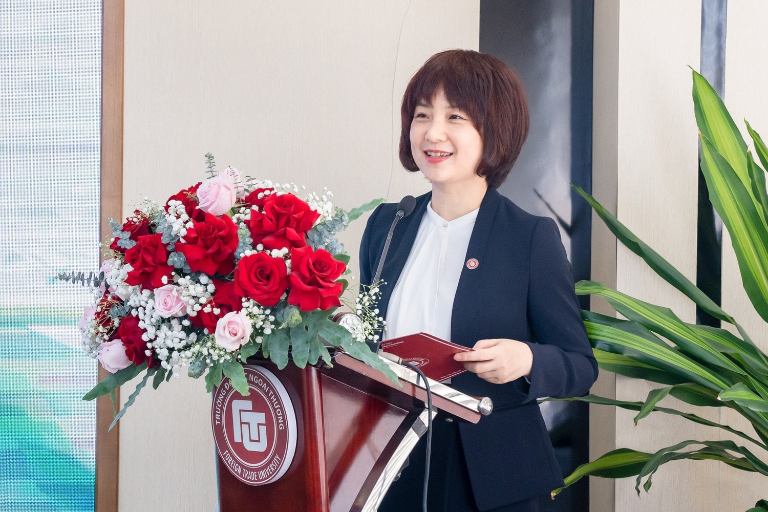 PGS.TS Phạm Thu Hương - Phó Hiệu trưởng Trường Đại học Ngoại thương (Ảnh: FTU)