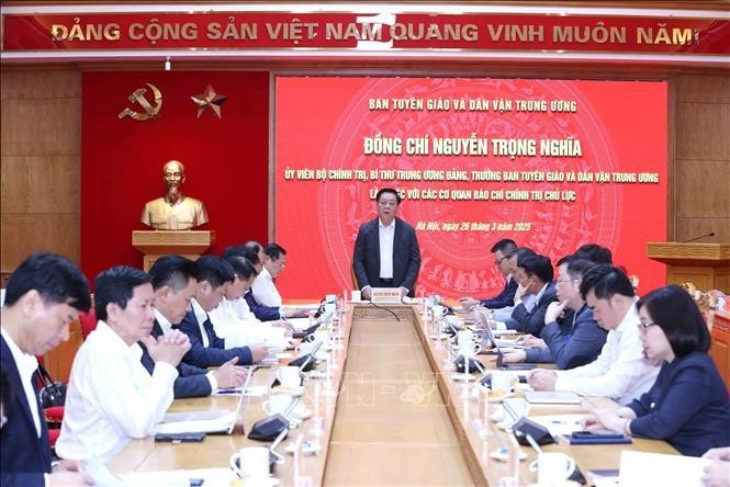 Quang cảnh buổi làm việc. Ảnh: Phương Hoa/TTXVN