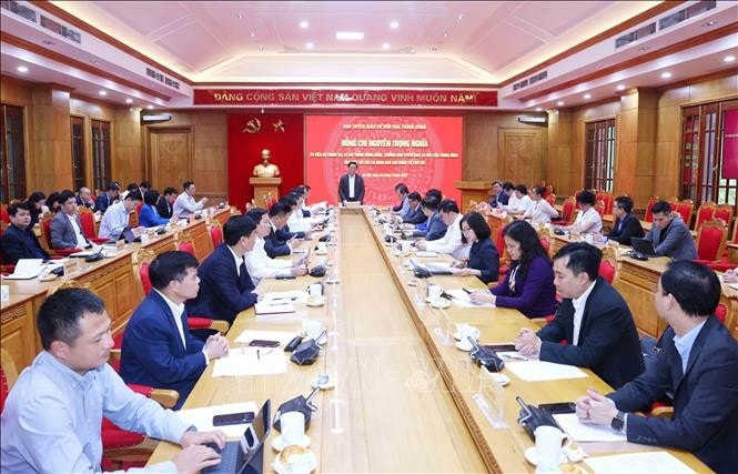 Quang cảnh buổi làm việc. Ảnh: Phương Hoa/TTXVN