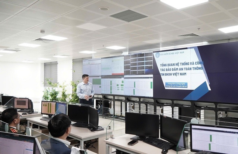 BHXH Việt Nam tăng cường bảo vệ dữ liệu cá nhân và an toàn thông tin. Ảnh: BH